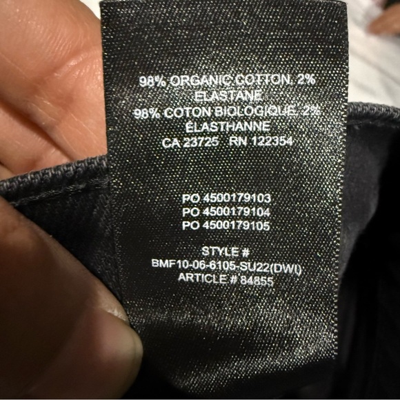 Denim Forum The Arlo High Rise Straight 28L Organic Cotton - Picture 8 of 13